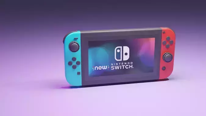 Nintendo Switch Console 3D model