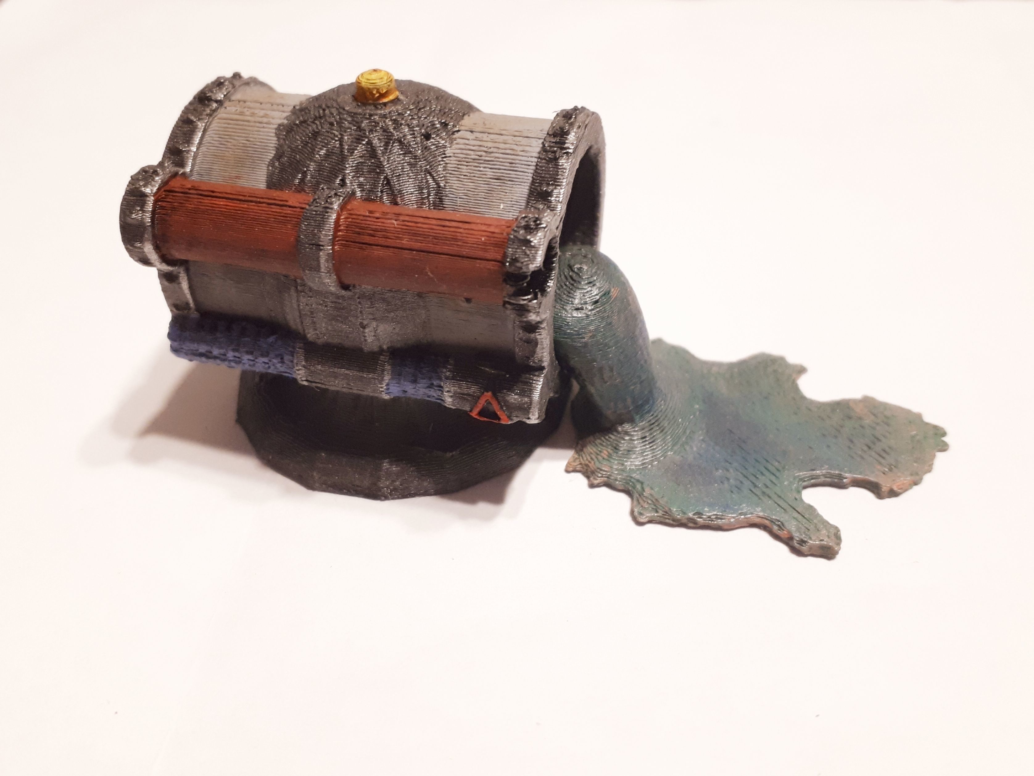 Modular industrial terrain chemical silos updated 3D print model_9