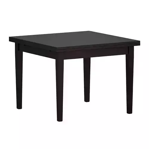 Pratico Bruno Black Extension Square Dining Table
