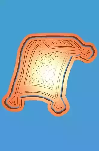 MakeIT Arabian Nights Cookie Cutter Magic Carpet With Frame