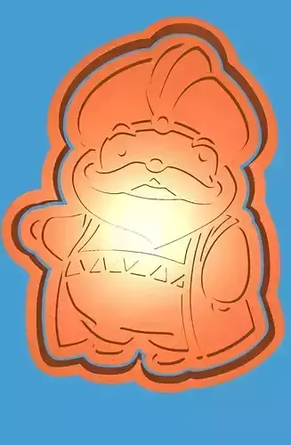 MakeIT Arabian Nights Cookie Cutter Sultan With Frame