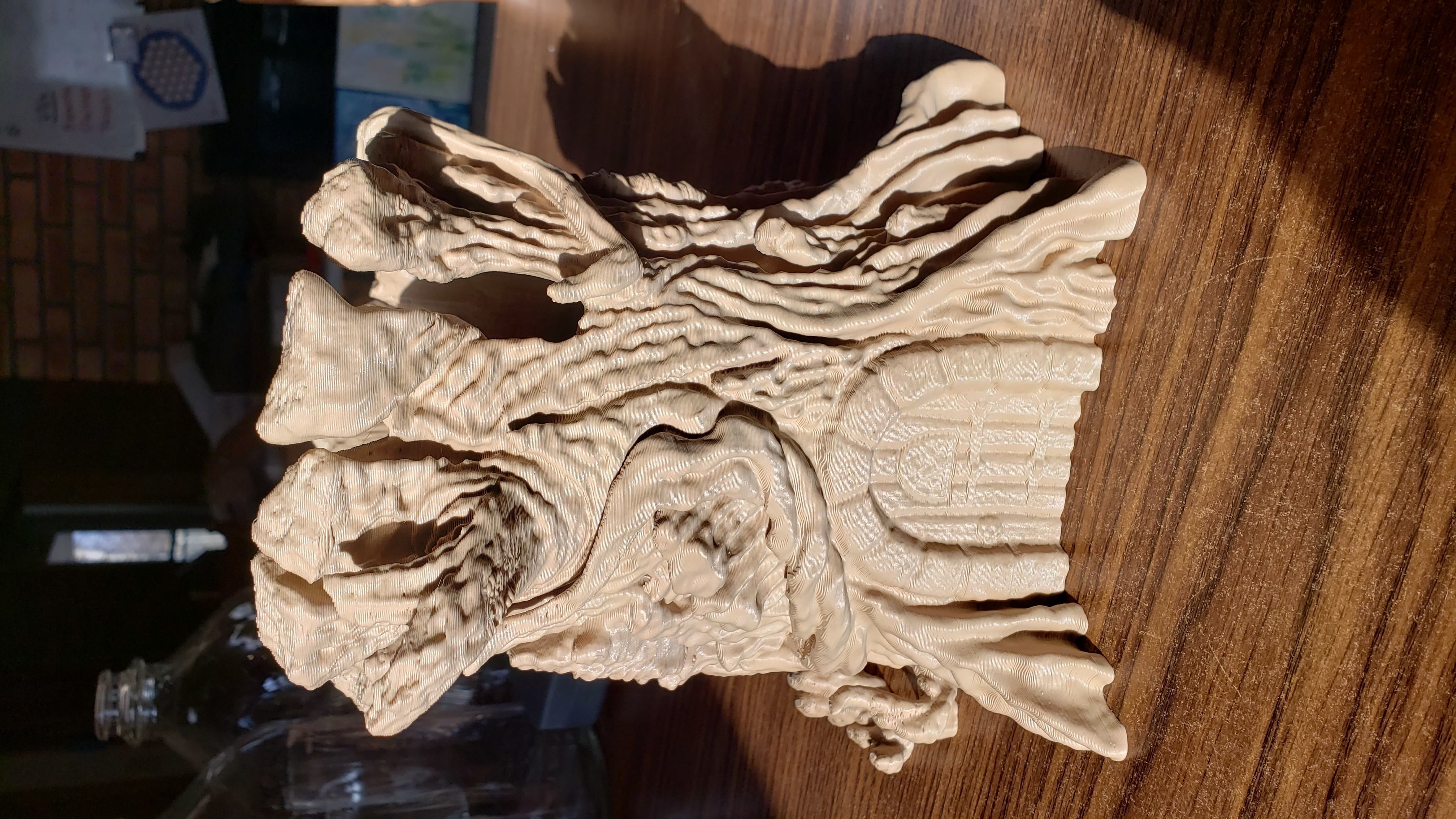 Father Tree - Pen or Plant Holder 3D print model_4