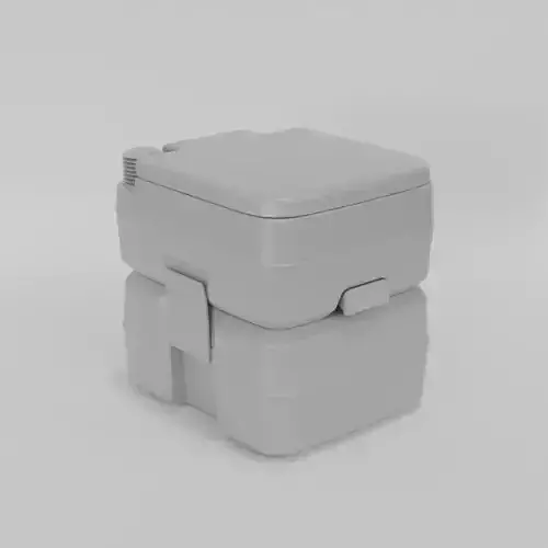 Portable toilette 3D model