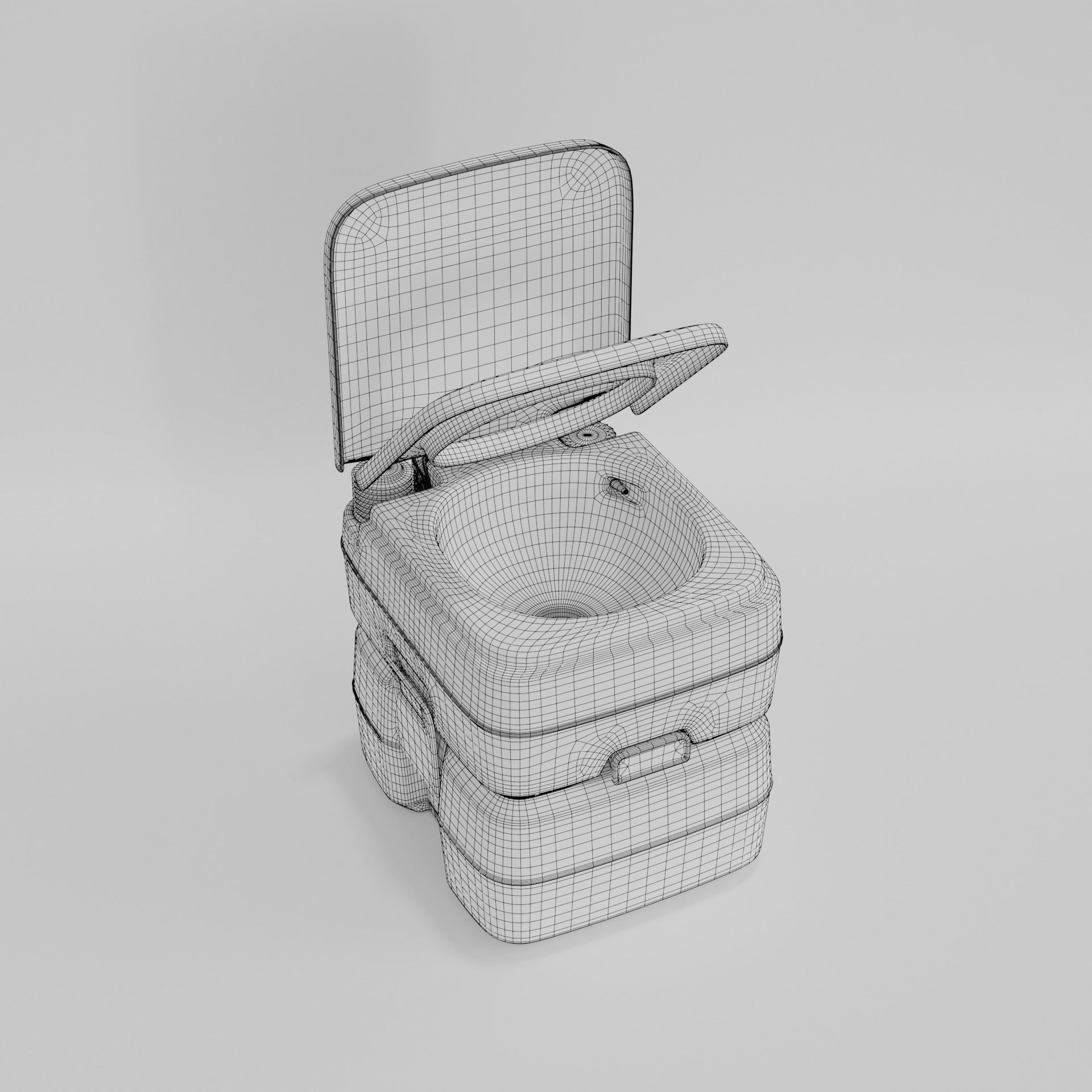 Portable toilette 3D model_7