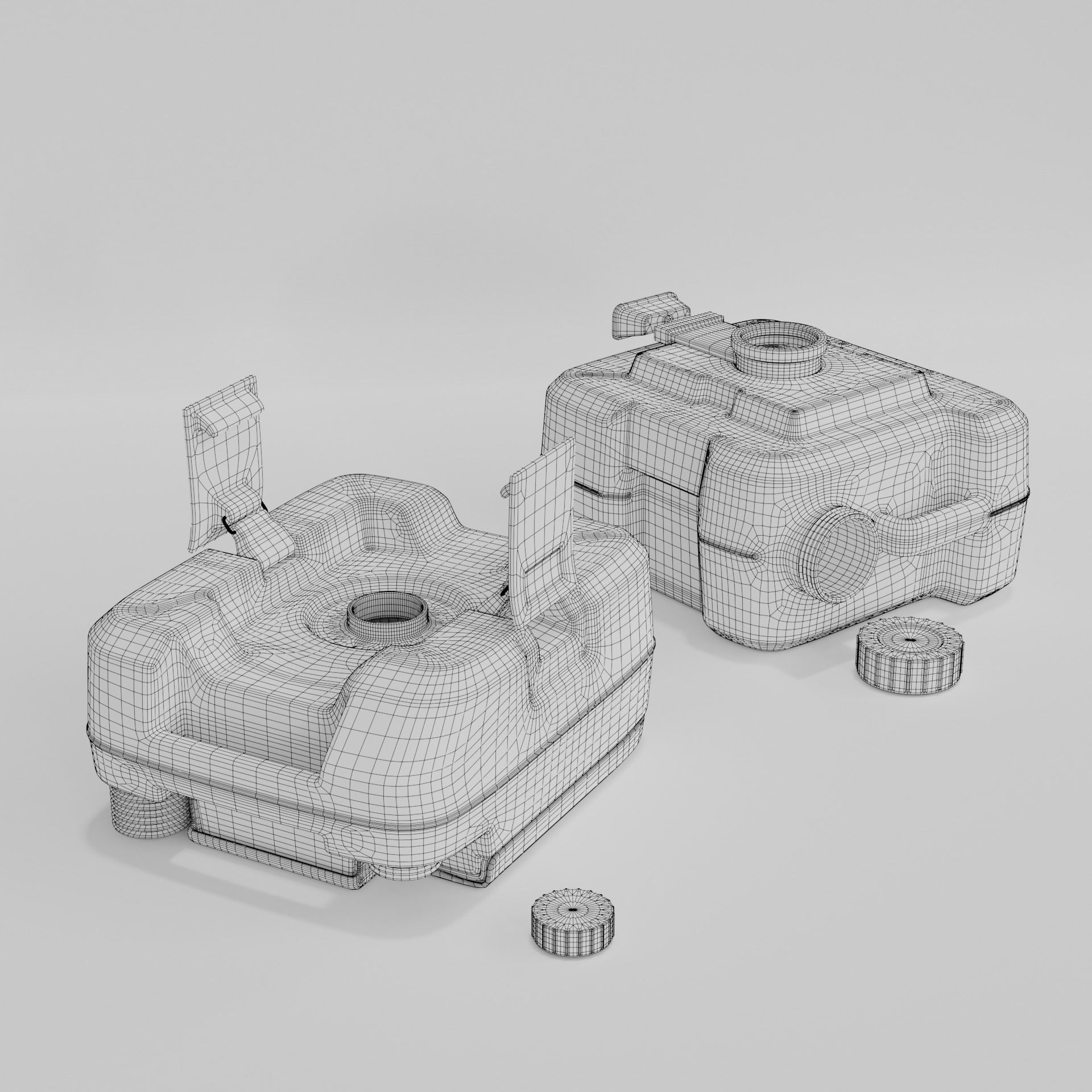 Portable toilette 3D model_8