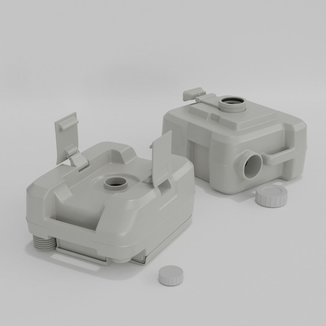 Portable toilette 3D model_6