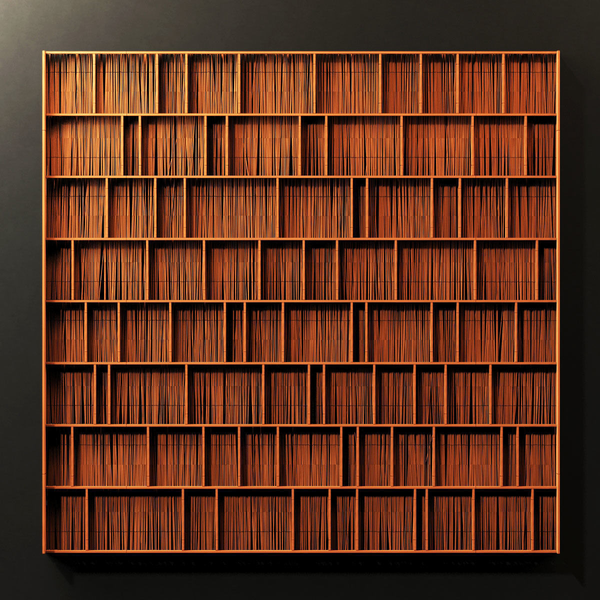 Ceiling straight thin branch n2 3D model_16