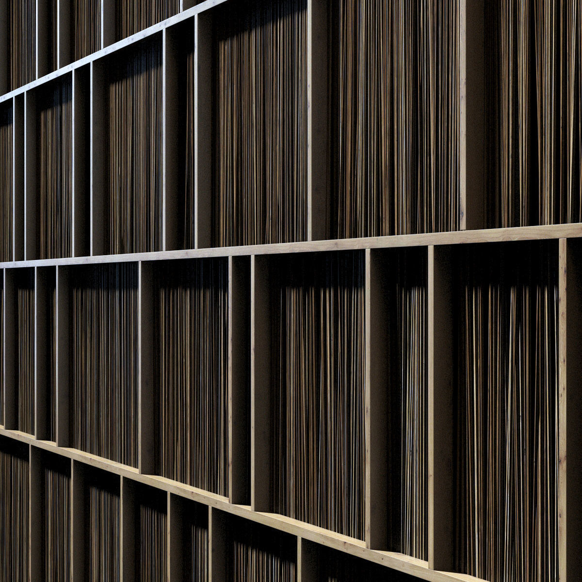 Ceiling straight thin branch n2 3D model_5