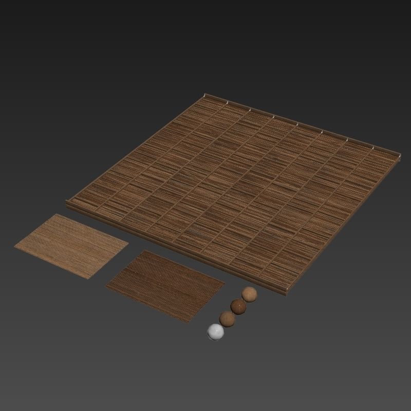 Ceiling straight thin branch n2 3D model_15