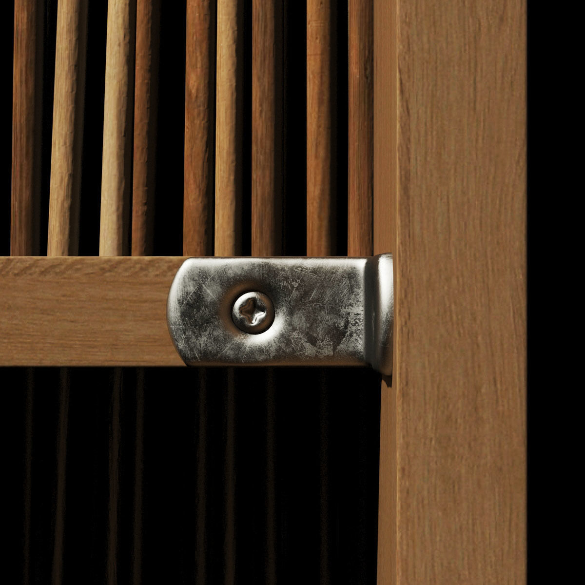 Ceiling straight thin branch n2 3D model_14