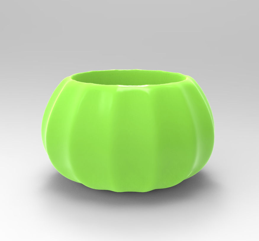 Cute Geometric Succulent 3D Printing Planter   3D print model_1