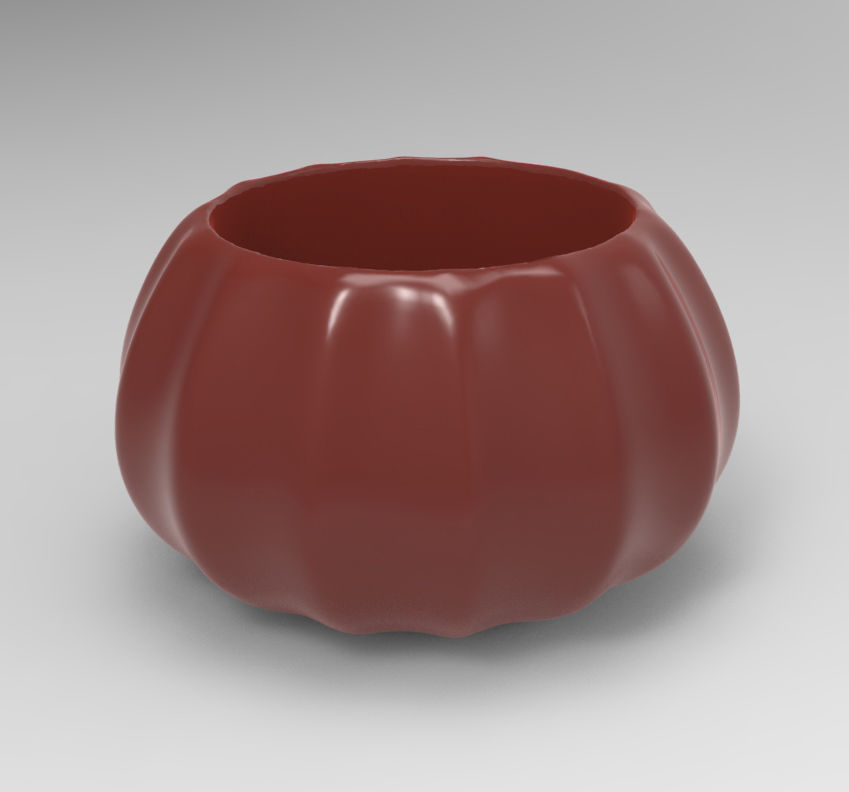 Cute Geometric Succulent 3D Printing Planter   3D print model_3