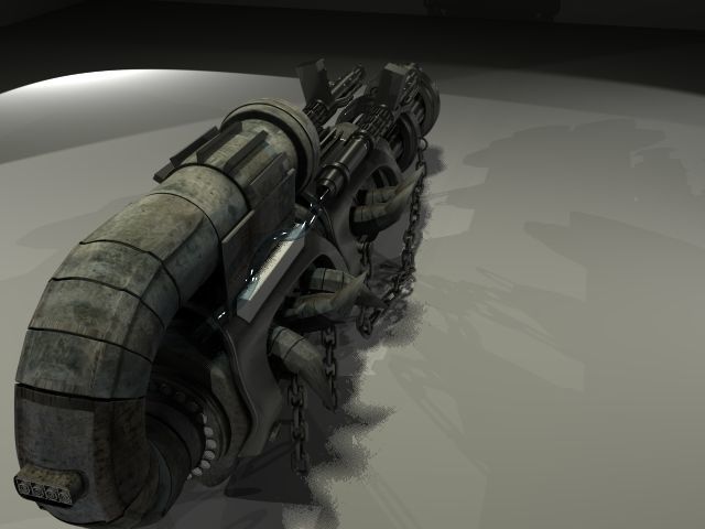 Sci Weapon Future Bot 3D model_2