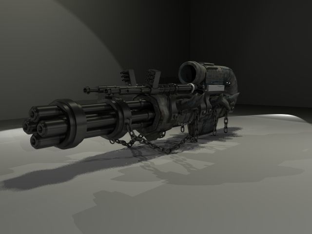 Sci Weapon Future Bot 3D model_1