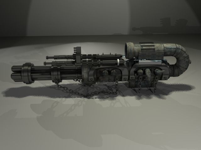 Sci Weapon Future Bot 3D model_5