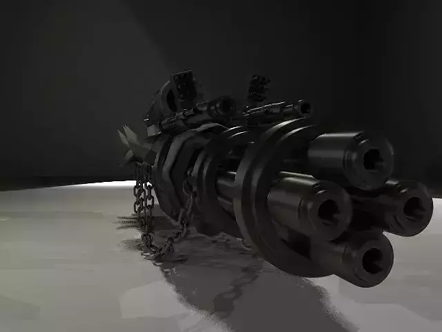 Sci Weapon Future Bot 3D model Sci Weapon Future Bot 3D model