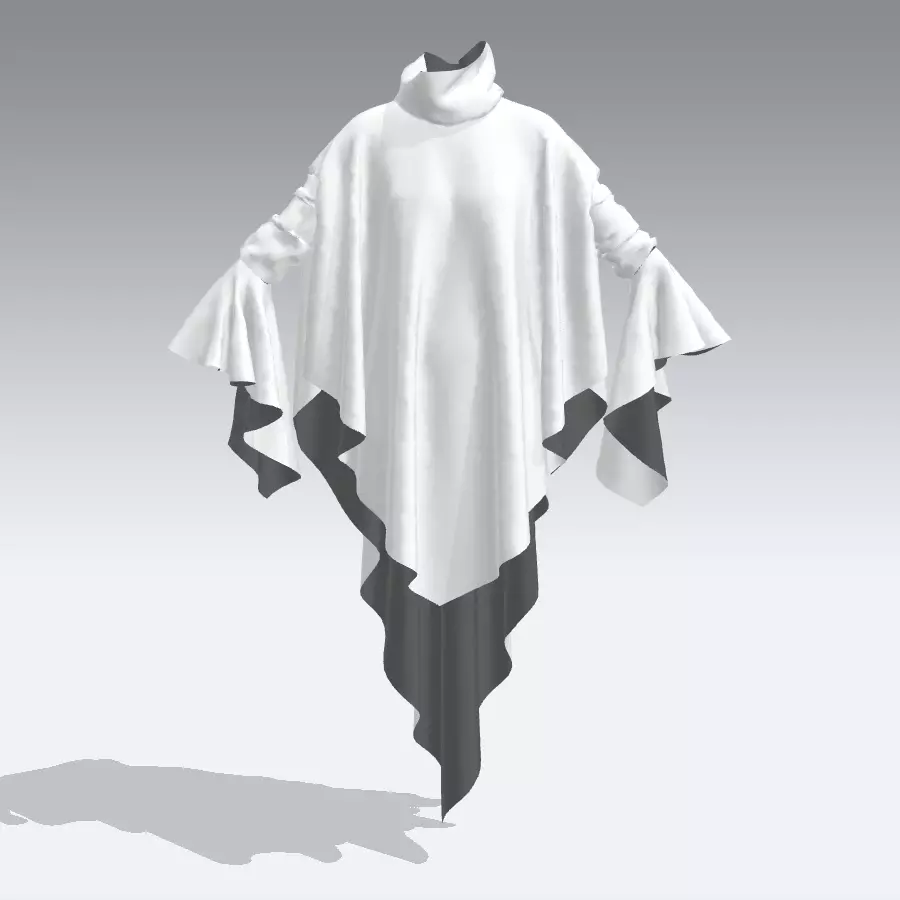 CLOAK ASYMMETRIC 3D model