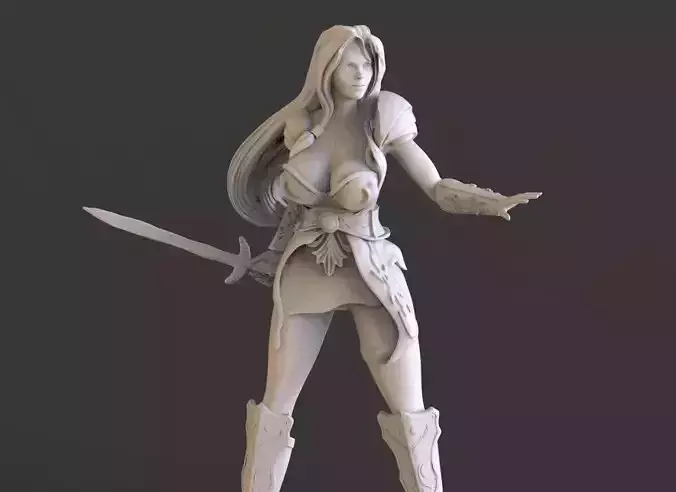 Warrior Woman Sculpture