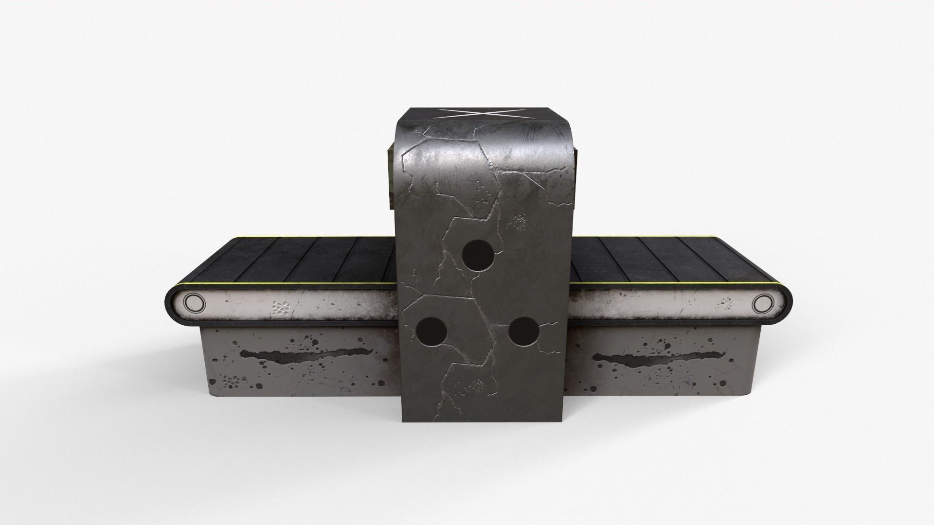 Production Line V2 Low-poly 3D model_12