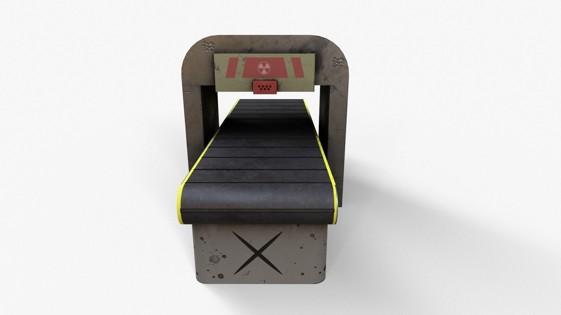 Production Line V2 Low-poly 3D model_7