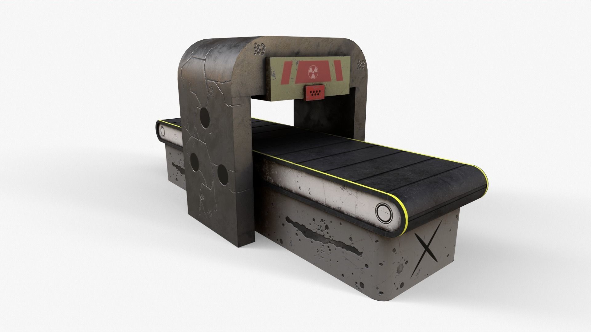 Production Line V2 Low-poly 3D model_4