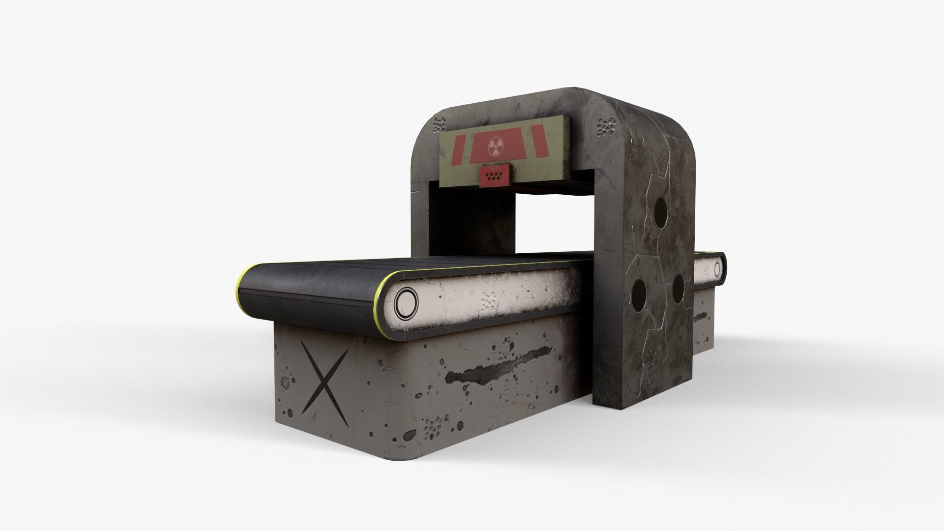 Production Line V2 Low-poly 3D model_8