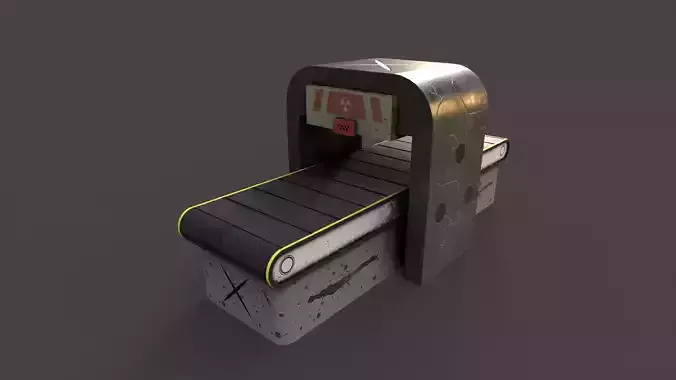 Production Line V2 Low-poly 3D model