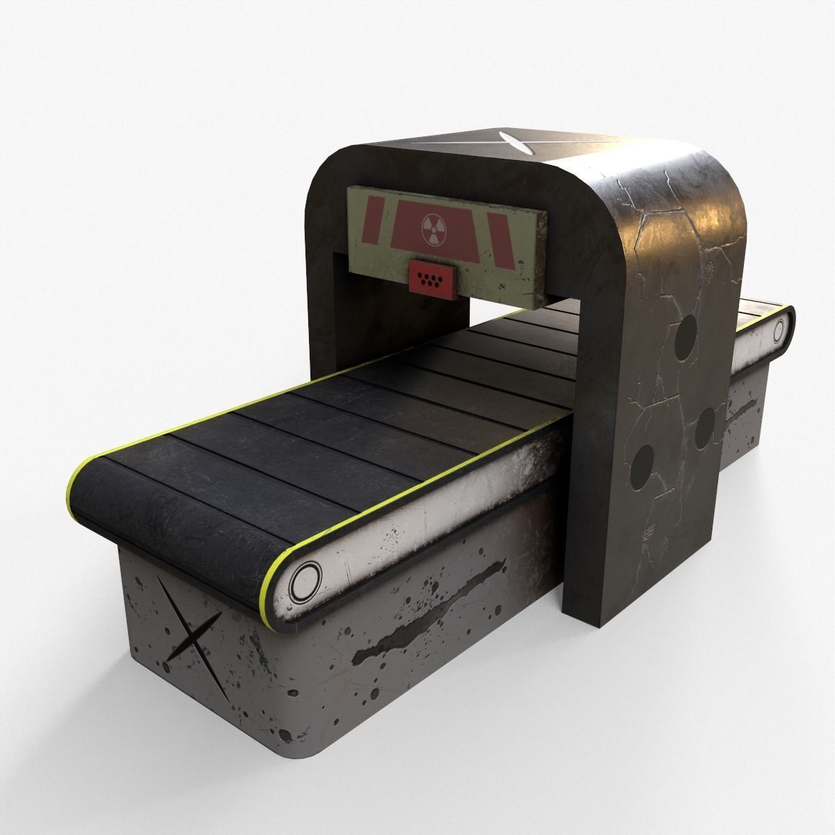 Production Line V2 Low-poly 3D model_2