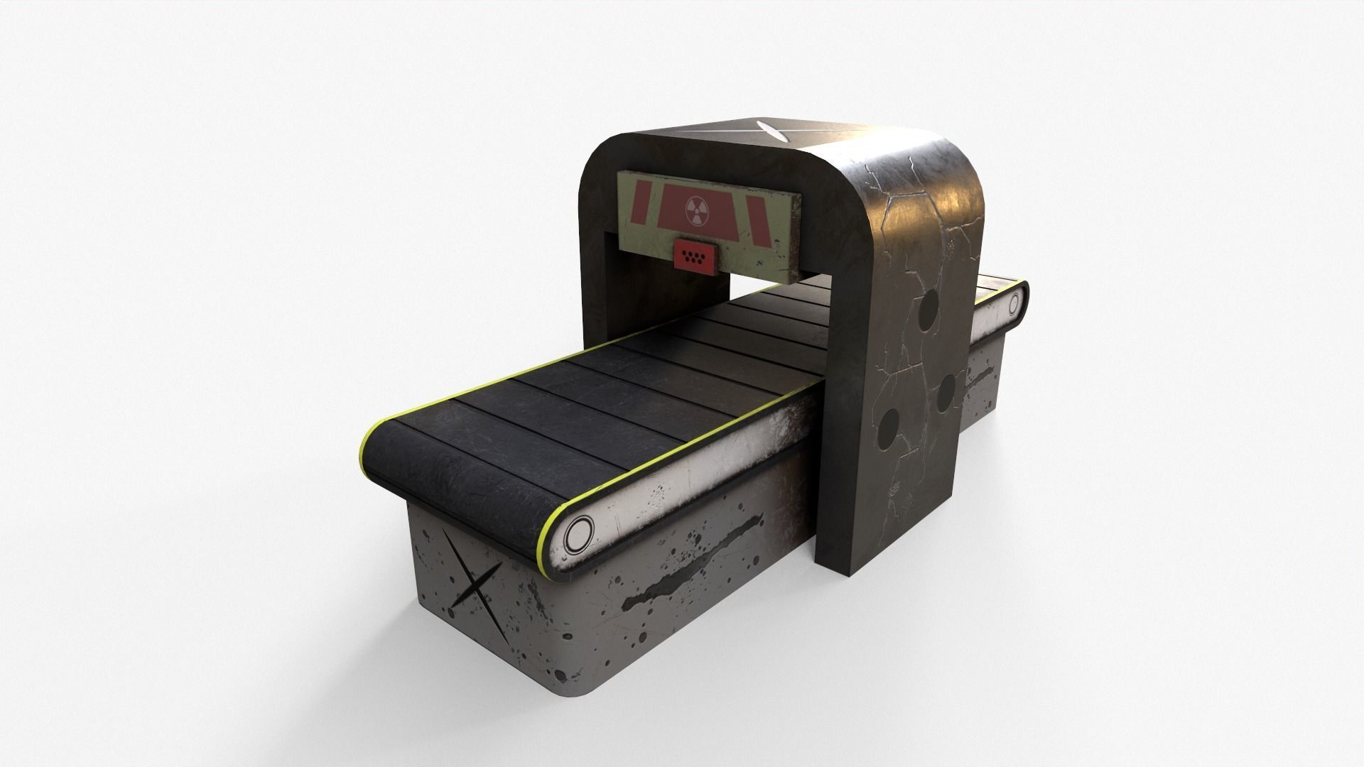 Production Line V2 Low-poly 3D model_3