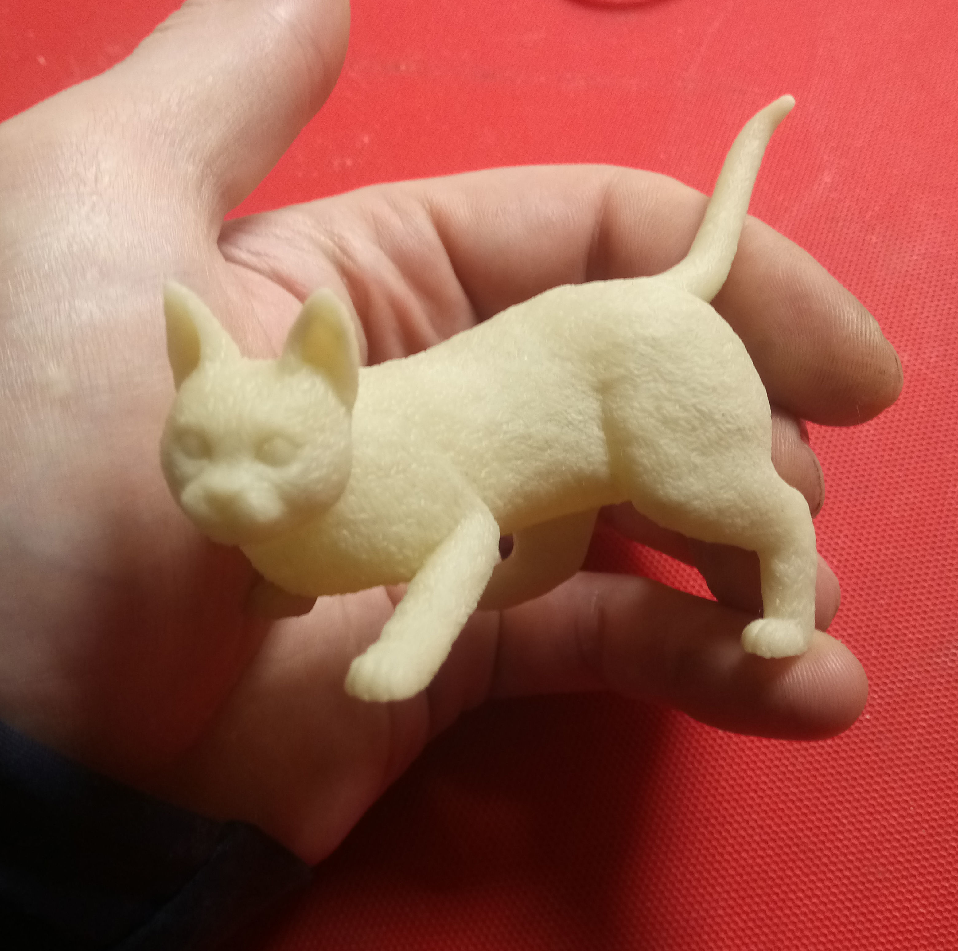 Cat Hunting Pose 3D Print 3D print model_1