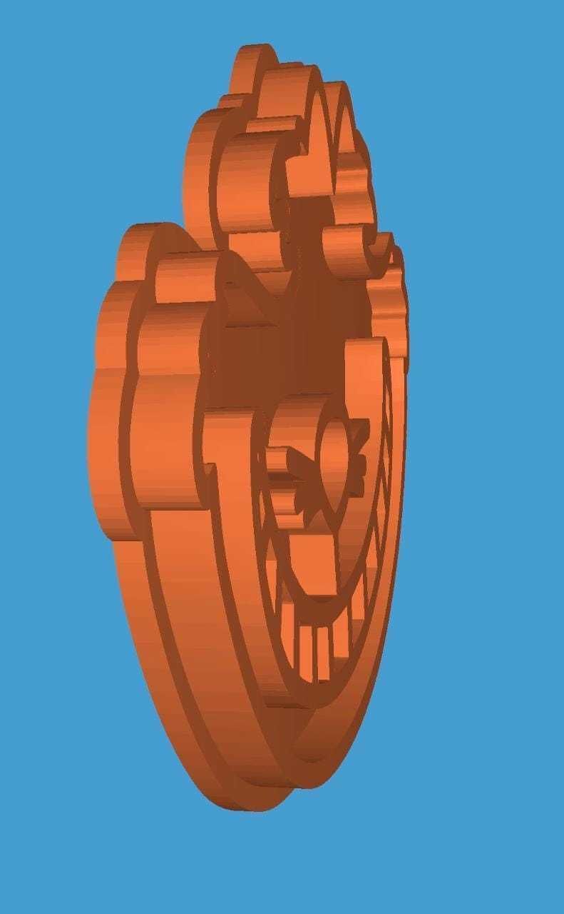 MakeIT Alice In Wonderland Cookie Cutter Cheshire Cat With Frame 3D model_11