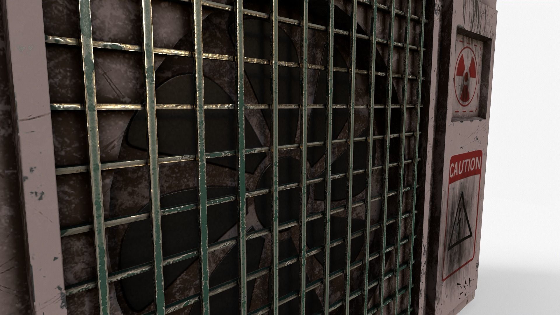 Air Conditioner Low-poly 3D model_9