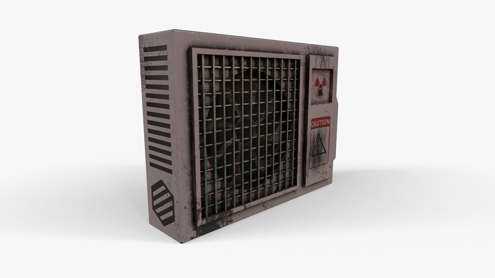 Air Conditioner Low-poly 3D model_5