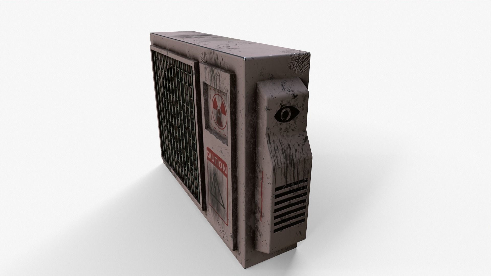 Air Conditioner Low-poly 3D model_10