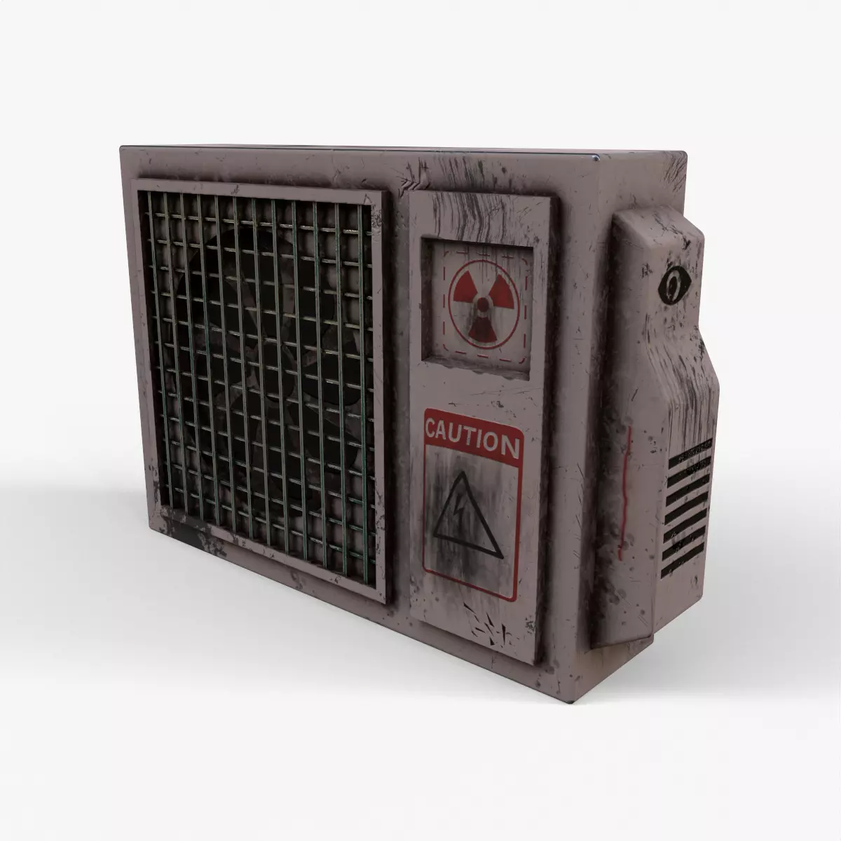 Air Conditioner Low-poly 3D model_0