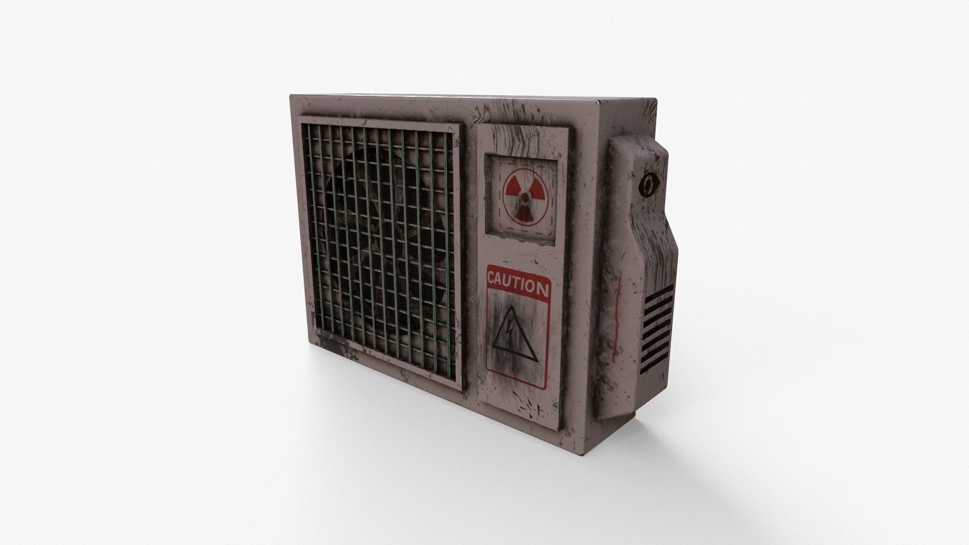 Air Conditioner Low-poly 3D model_2
