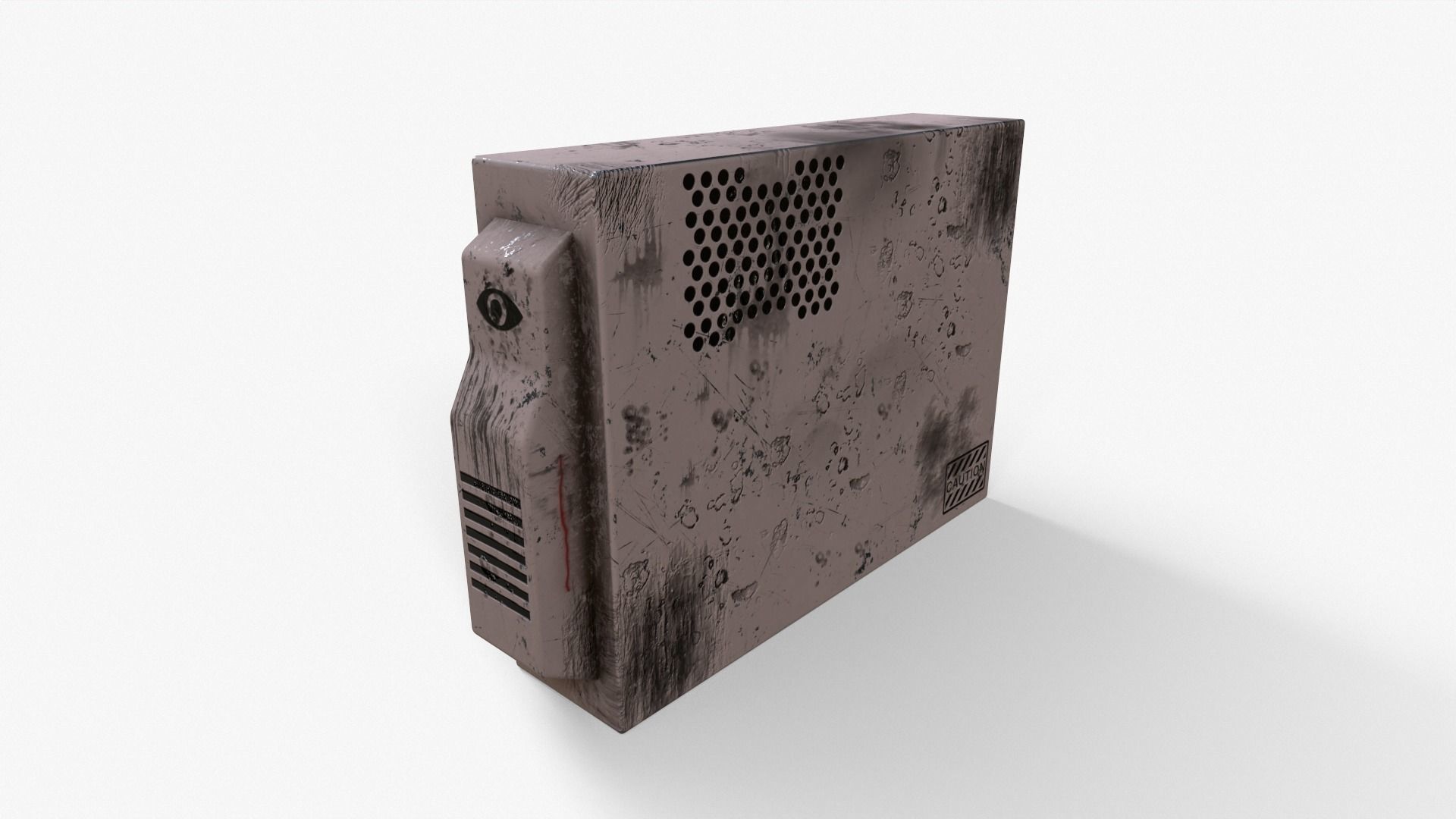 Air Conditioner Low-poly 3D model_8