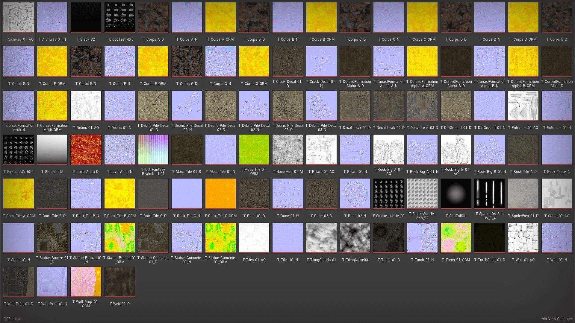 Fantasy Realm Kit I - Unreal Engine Dungeon Pack Low-poly 3D model_21