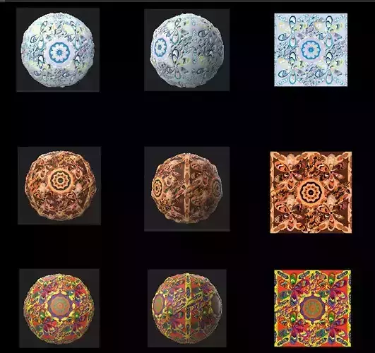 3 Doodles Surfaces PBR Texture