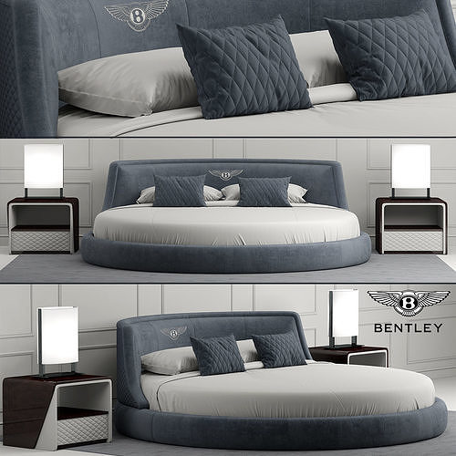 avebury bed 3D 3D model