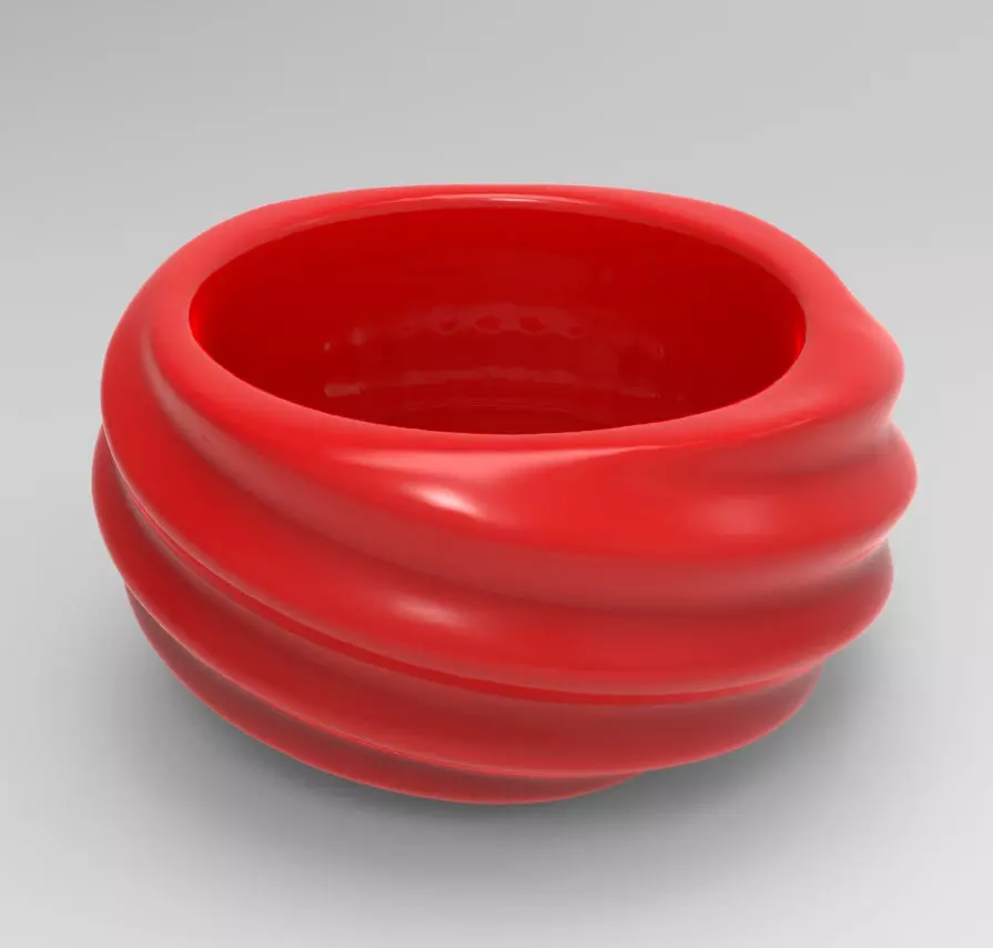 Beautiful Geometric Succulent 3D Printing Planter  3D print model_0