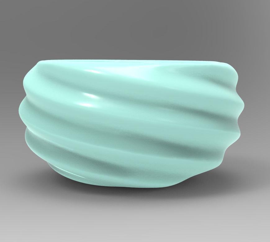 Beautiful Geometric Succulent 3D Printing Planter  3D print model_3