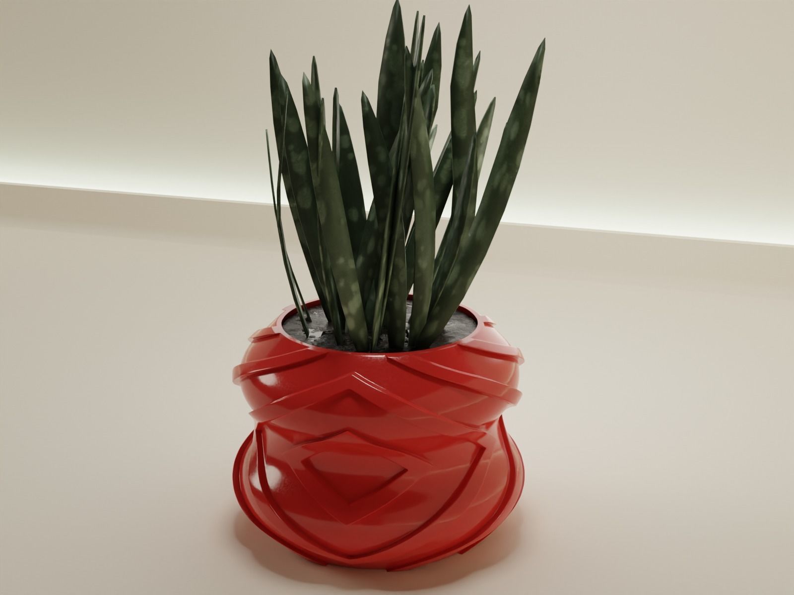 plant pot 45 3D print model_12