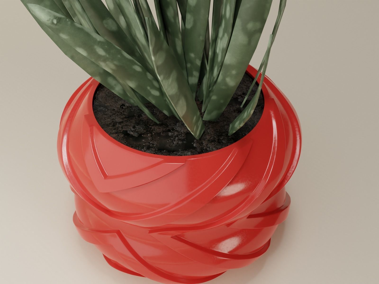 plant pot 45 3D print model_10