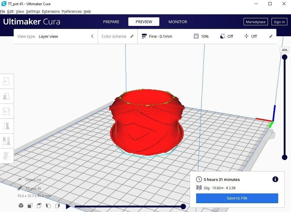 plant pot 45 3D print model_19