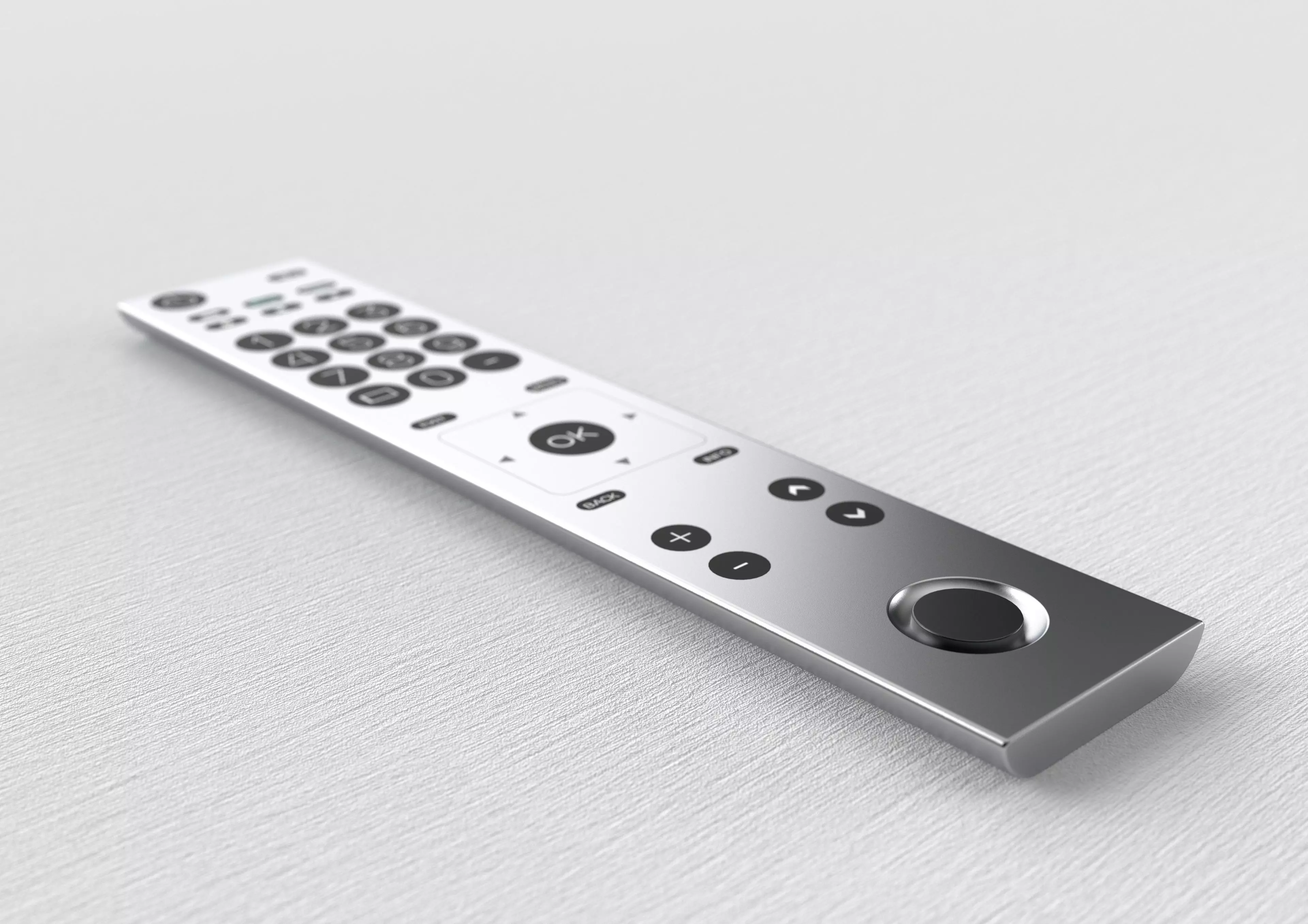 TV remote 3D model