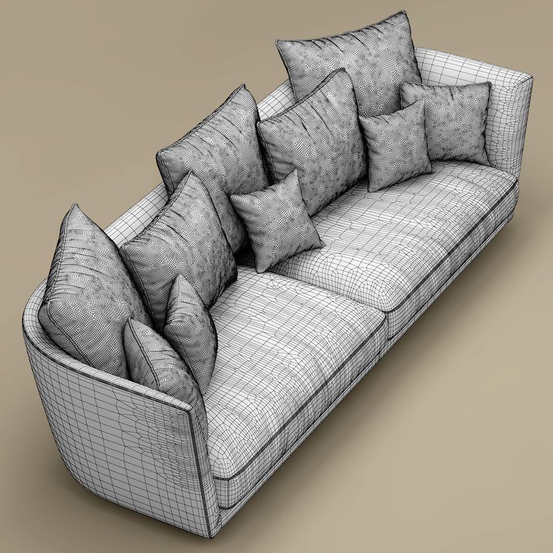 ROLF BENZ TONDO sofa 3D model_4