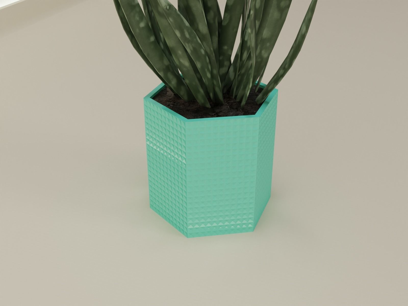 plant pot 46 F 3D print model_13