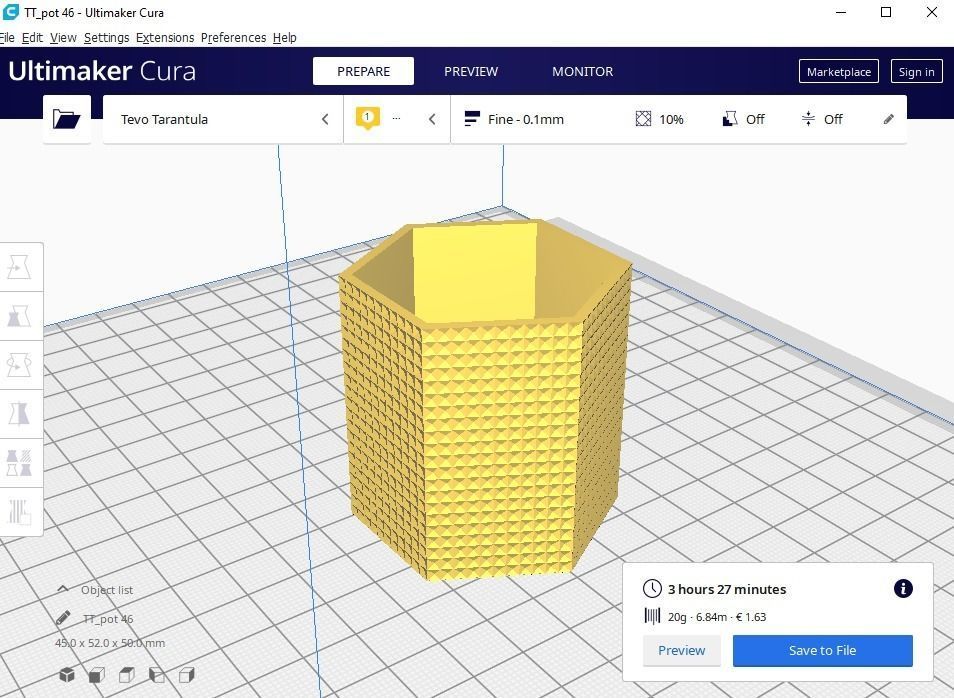 plant pot 46 F 3D print model_11