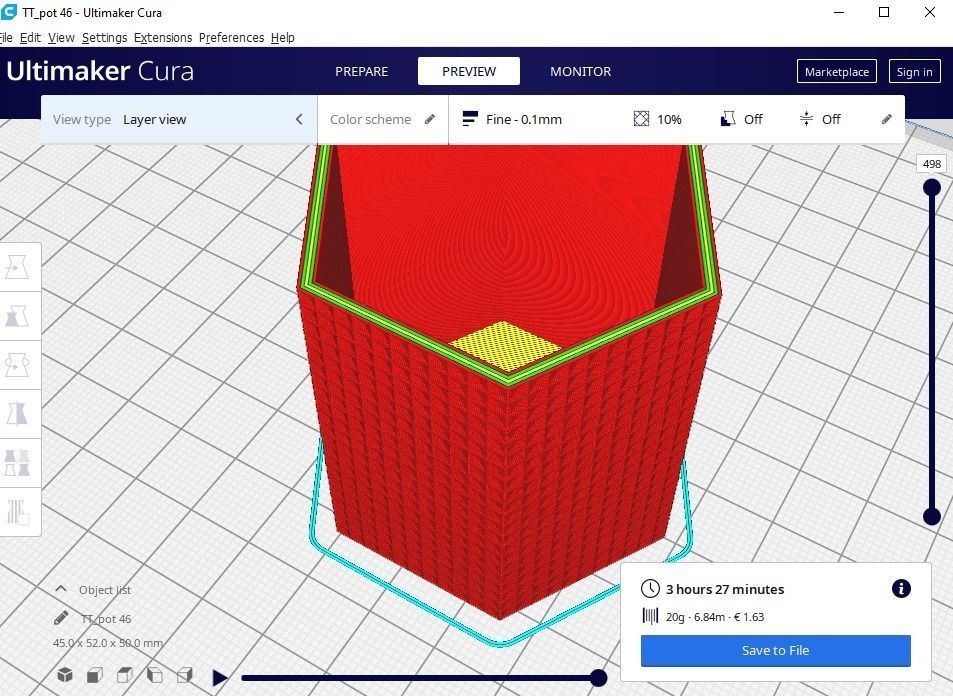 plant pot 46 F 3D print model_20